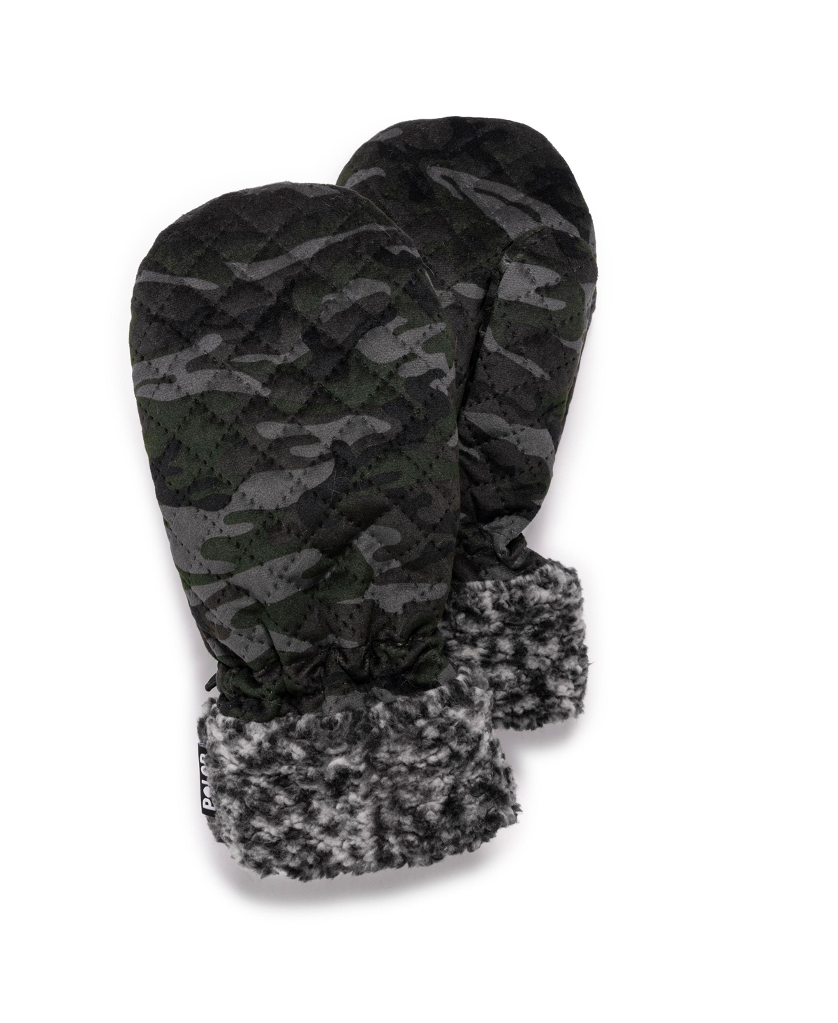 Women's Quilted Mitten, Camo, One Size - Camo