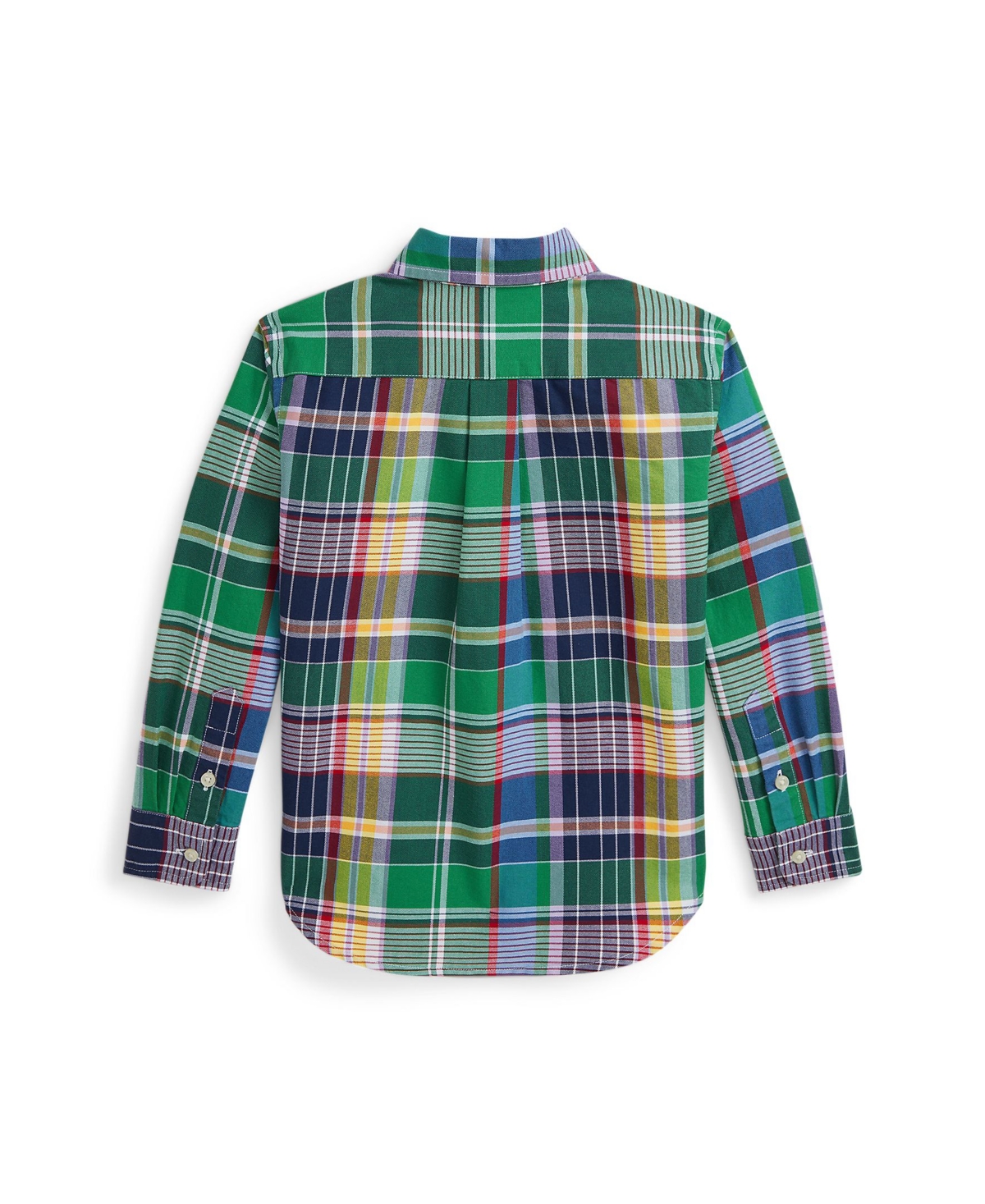 Polo Ralph Lauren Toddler and Little Boys Plaid Cotton Oxford Shirt
