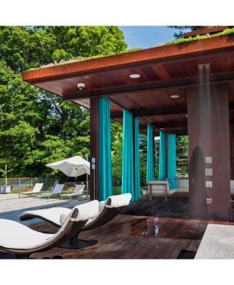 54"x96" Outdoor Privacy Curtain Tab Top Drape UV30+ Pergola Porch Garden 4 Pack