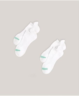 Men's Tabbed Ankle Socks 2-Pack Made With Organic Cotton