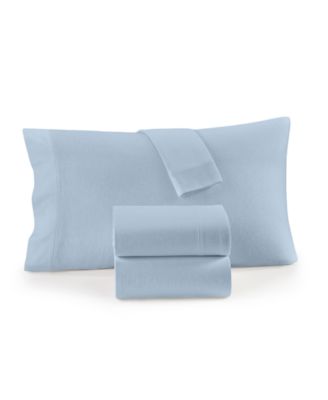 Charter Club - Solid Flannel Cotton Sheet Sets, Created for Macy's