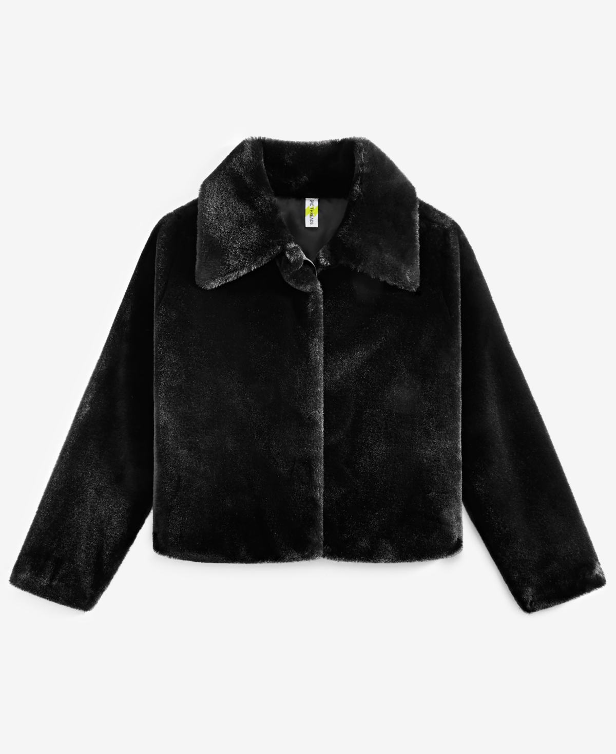 Epic Threads Toddler Girls Faux-fur Jacket, Created For Macy's In Deep Black