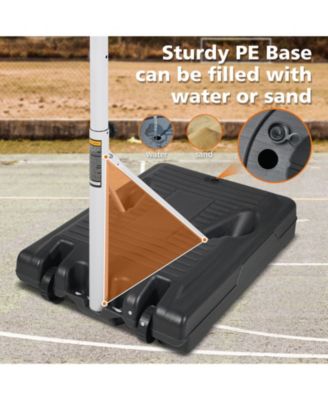 Streamdale Adjustable-Height Weatherproof Poolside Basketball Hoop