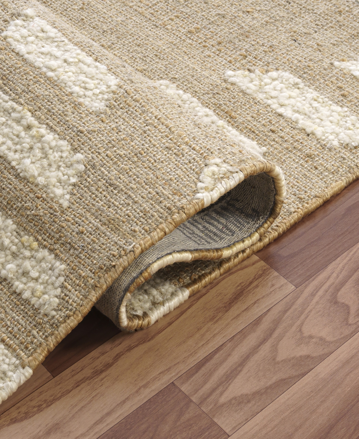Lr Home Geoblend Geobl-82517 Area Rug, 5' X 7'9 In Tan,ivory