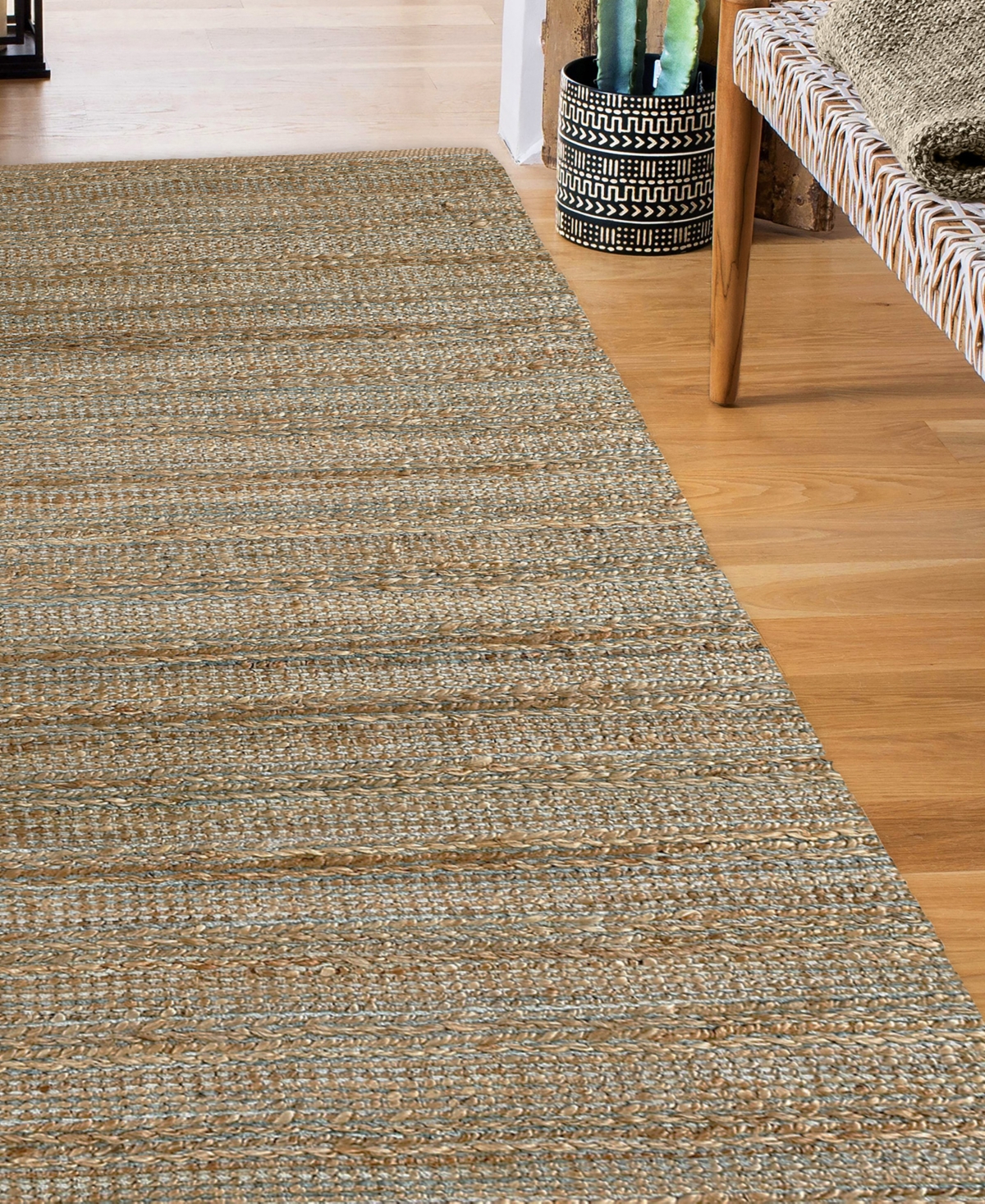 Lr Home Origin 2'6"x7'9" Runner Area Rug In Tan,teal