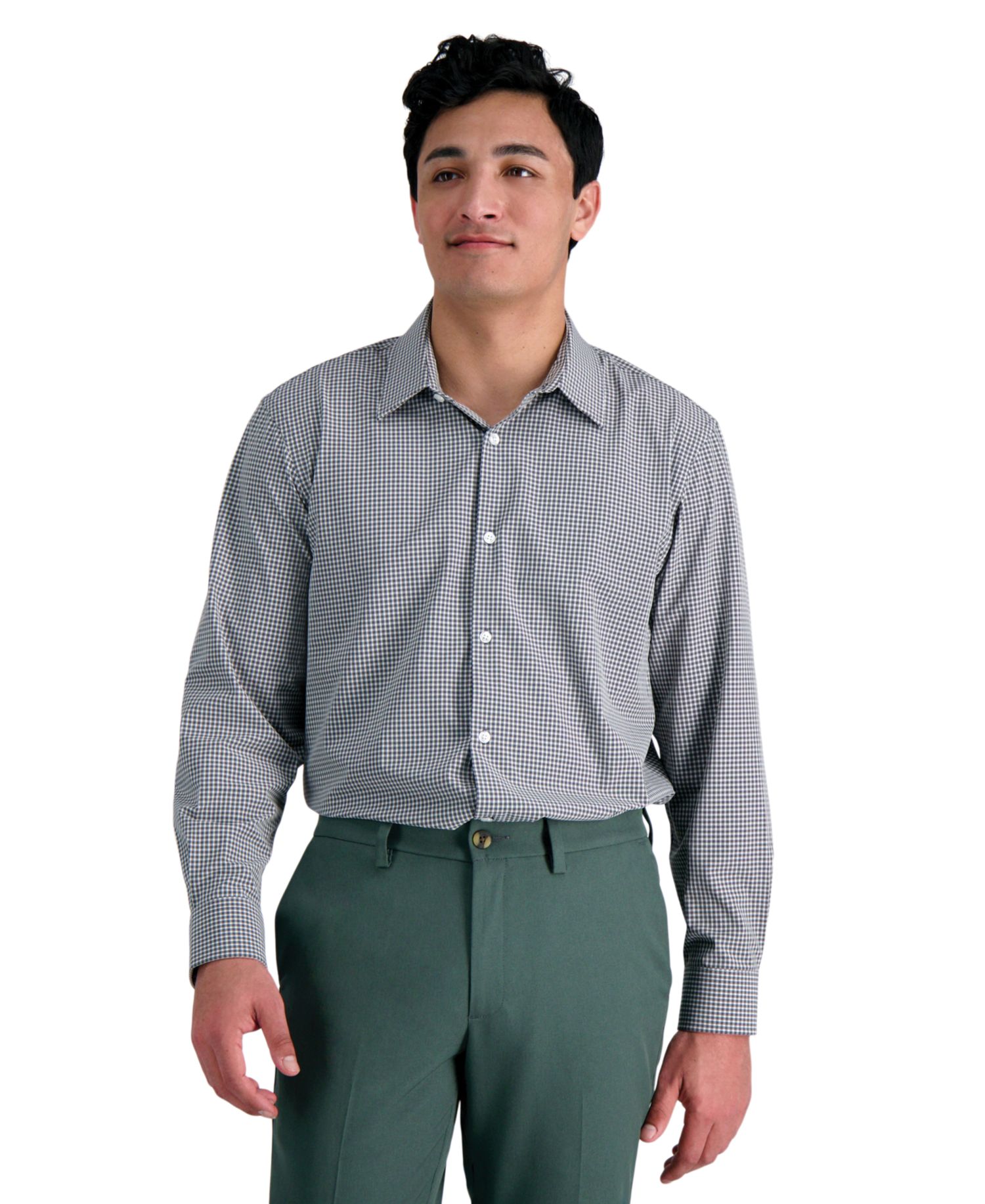 Men's Classic-Fit Smart Wash Dress Shirt