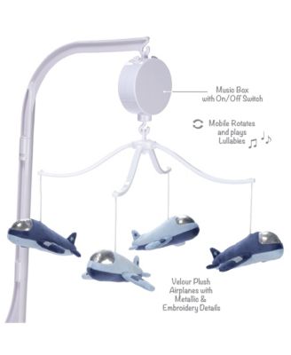 Little Aviator Airplane Musical Baby Crib Mobile Soother Toy
