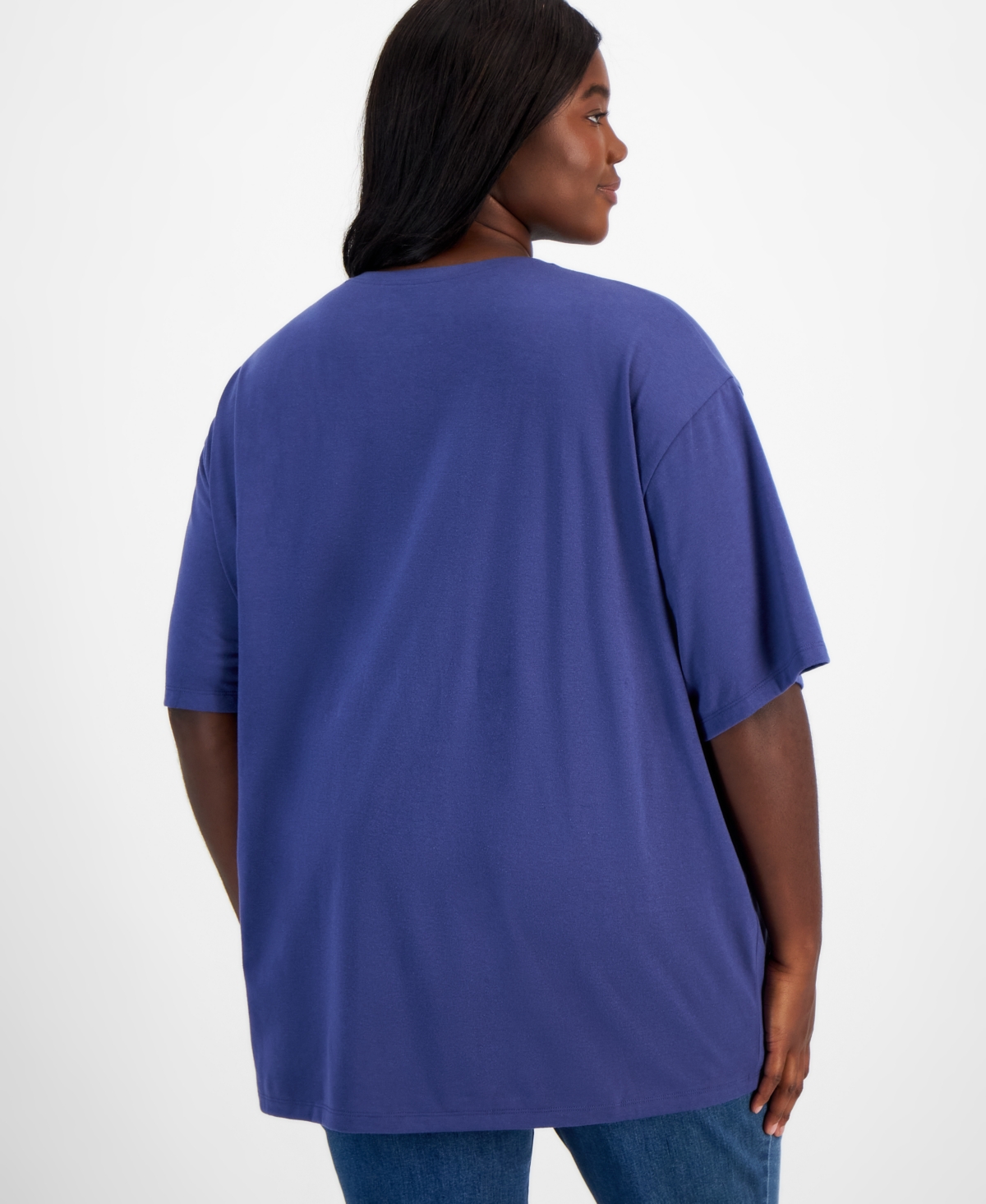 Grayson Threads, The Label Trendy Plus Size Nasa Disco Club Short-Sleeve T-Shirt