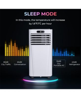 10000 BTU 4-in-1 Portable Air Conditioner with Dehumidifier and Fan Mode