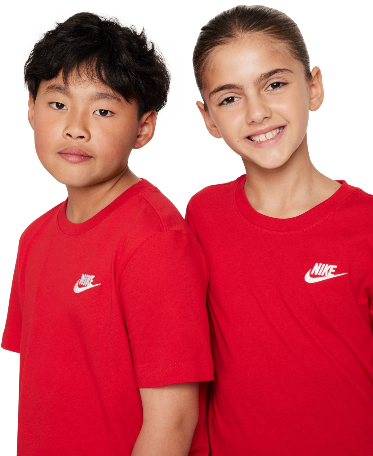 Nike Big Kids Sportswear Embroidered Logo Graphic T-Shirt