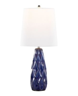 Hex 20" Contemporary Ceramic Accent - Set of 2 Lamp