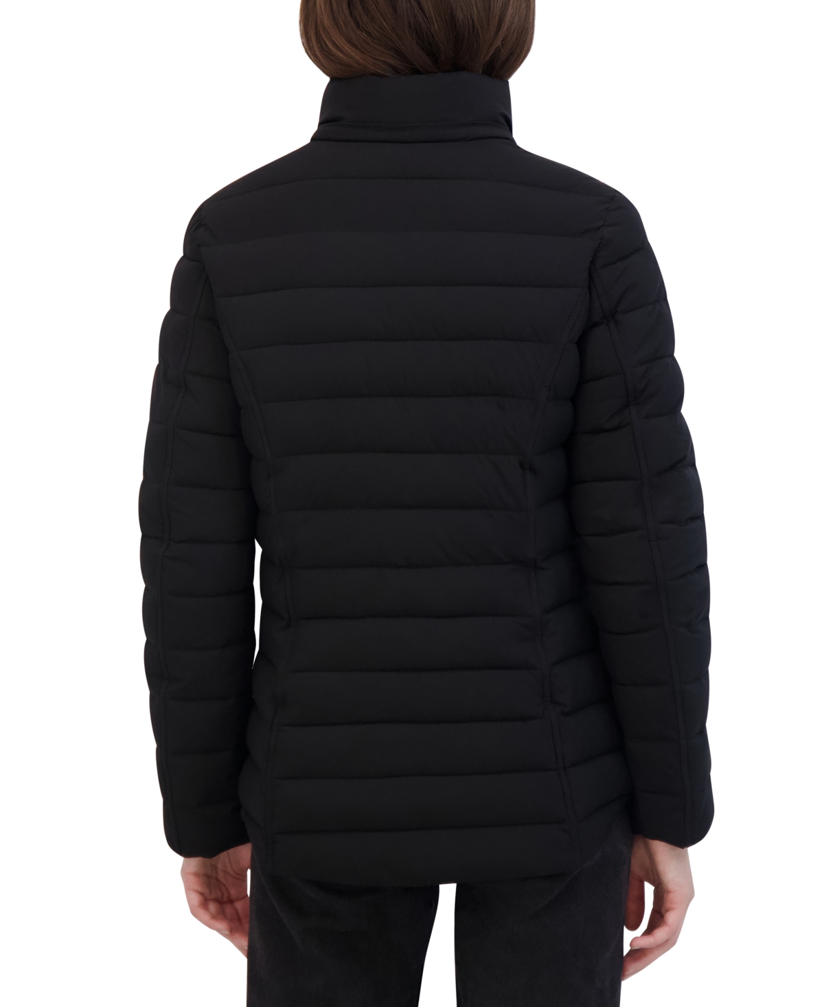 Nautica Women's Faux-Fur-Trim Hooded Packable Puffer Coat