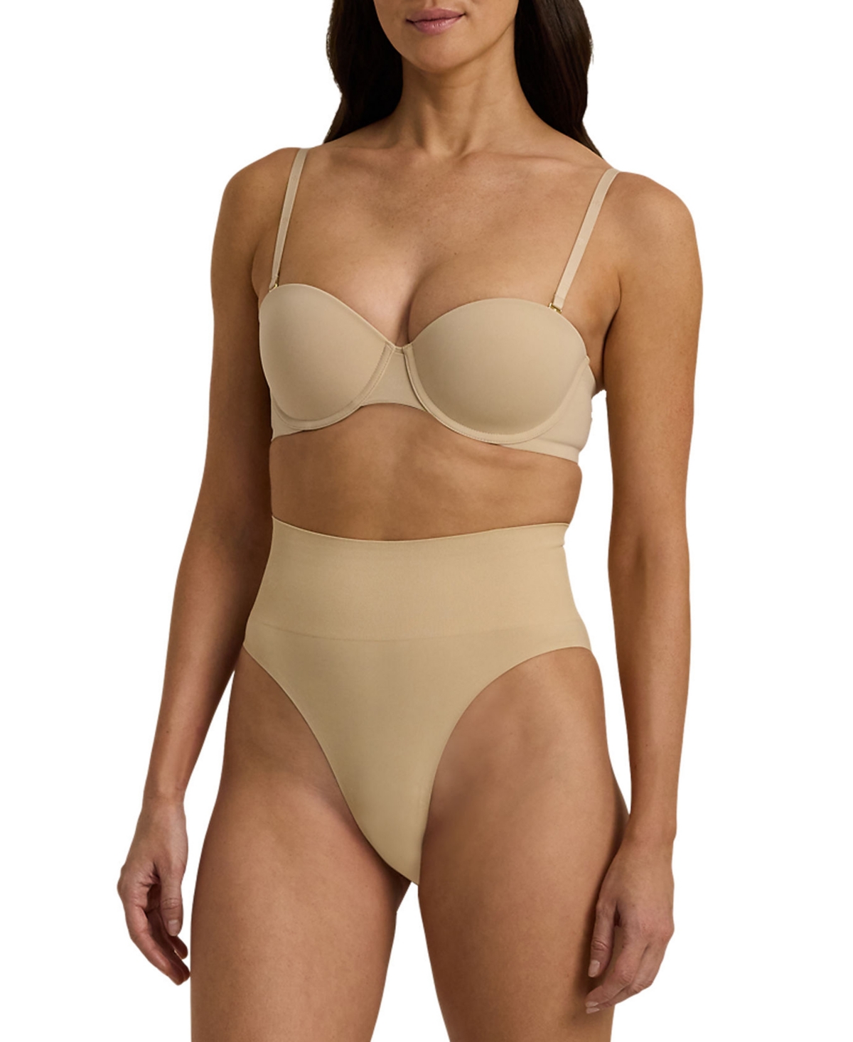 Lauren Ralph Lauren Women's Luxe Smoothing Convertible Strapless Bra