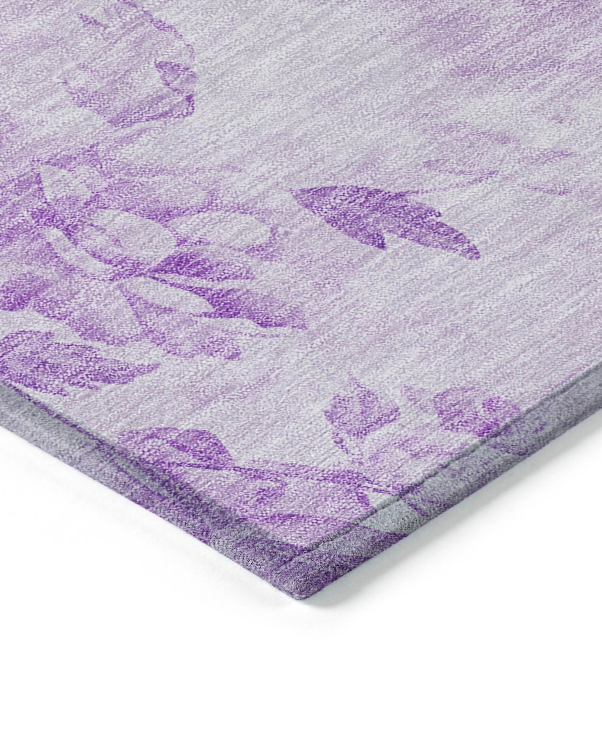 Addison Chantille Acn724 5'x7'6" Area Rug In Lavender