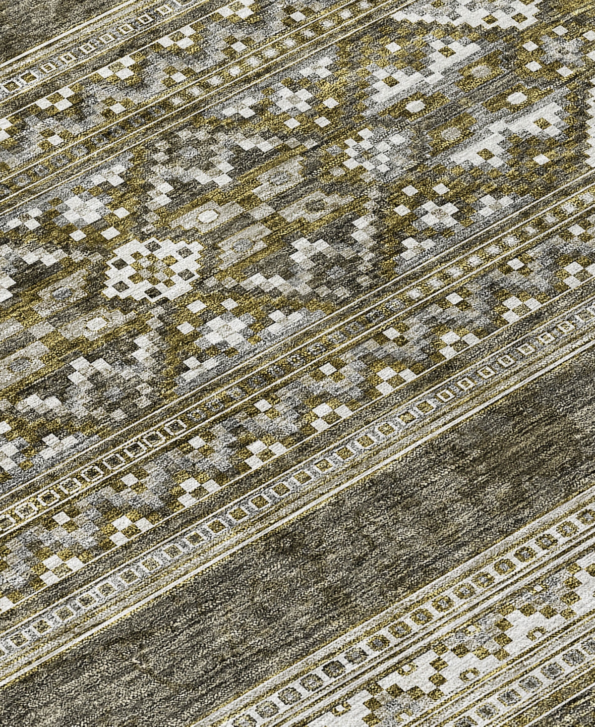 Addison Chantille Acn714 2'3"x7'6" Runner Area Rug In Taupe
