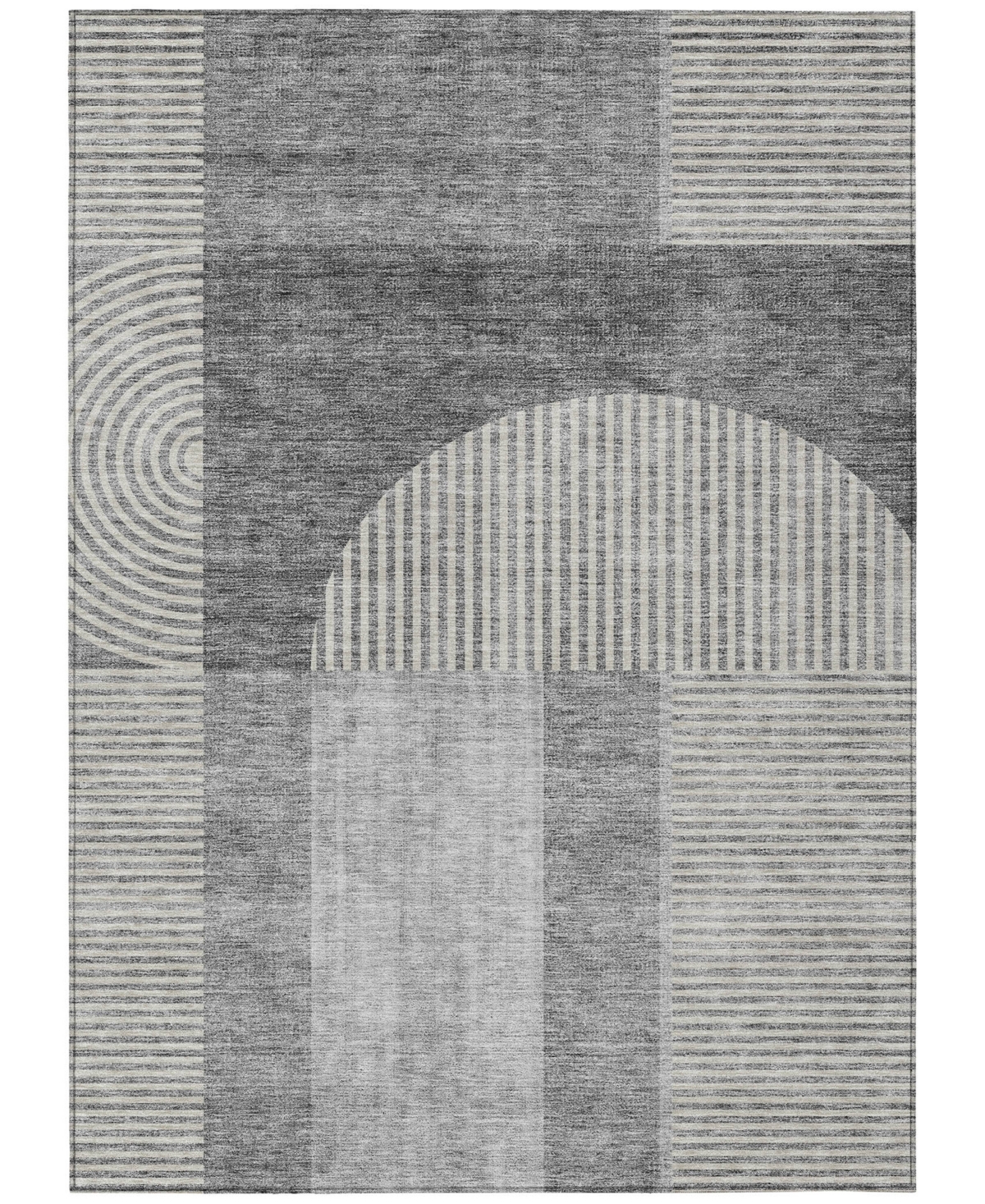 Addison Chantille Acn686 2'6"x3'10" Area Rug In Gray