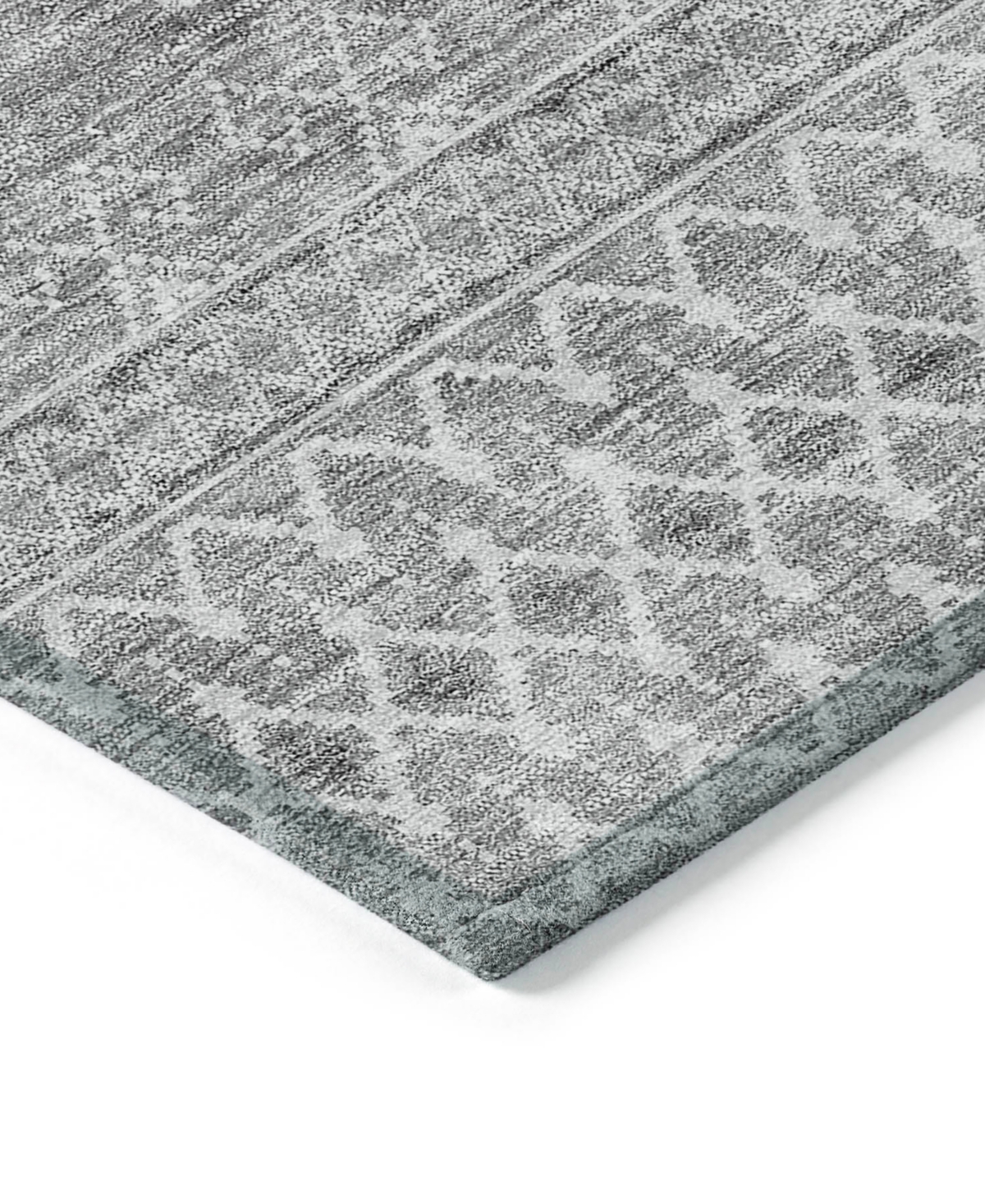 Addison Chantille Acn686 2'6"x3'10" Area Rug In Silver