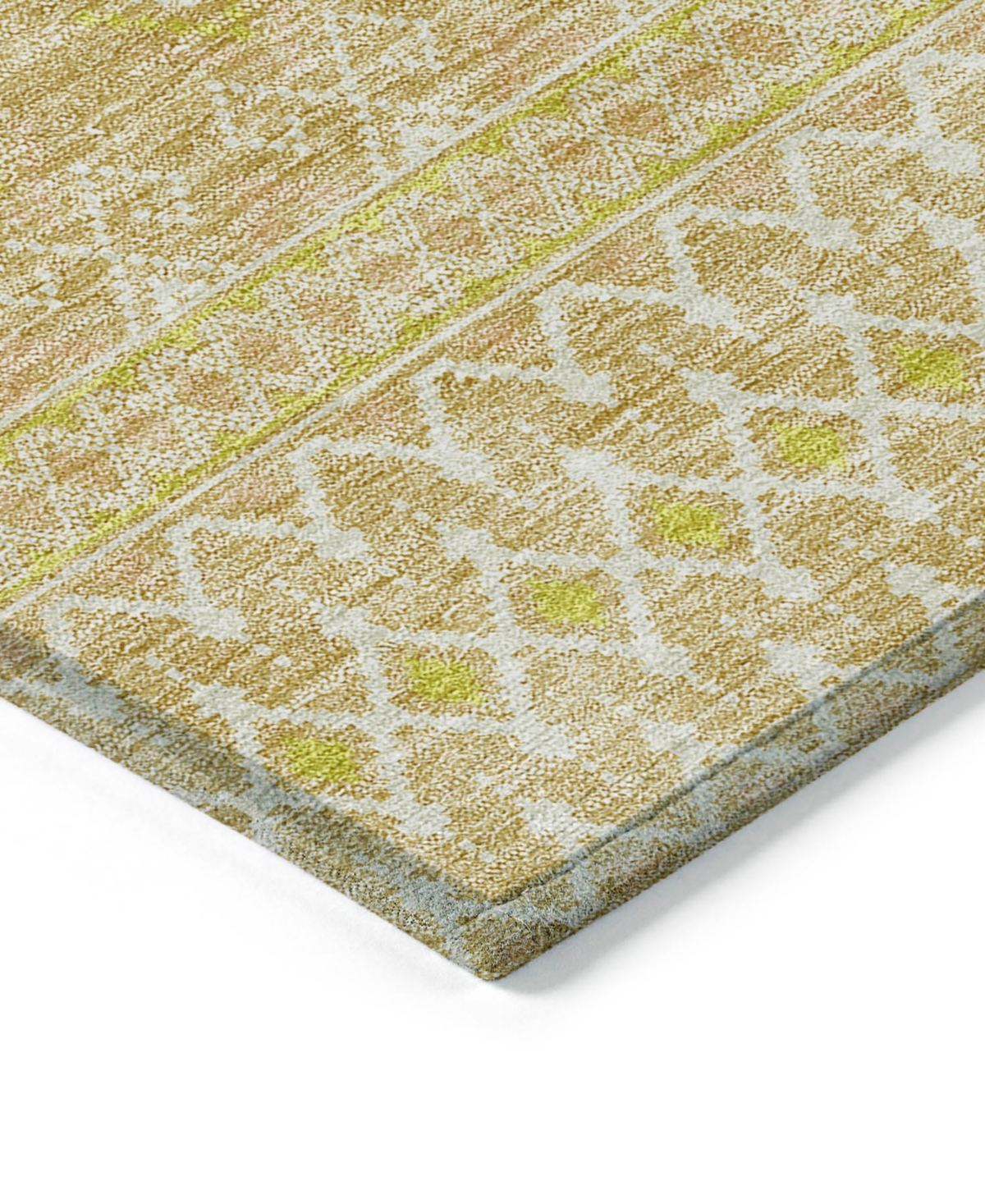 Addison Chantille Acn691 5'x7'6" Area Rug In Gold