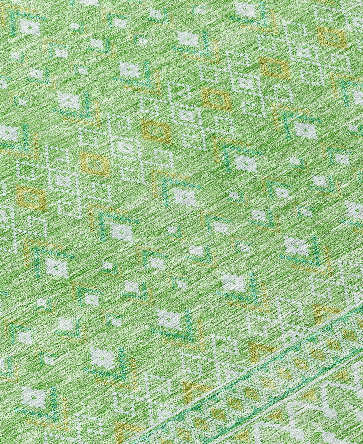 Addison Chantille Machine Washable Acn709 5'x7'6" Area Rug In Green