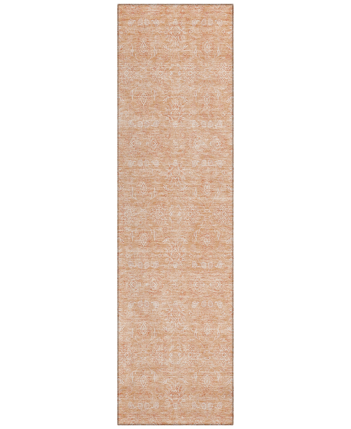 Addison Chantille Acn703 2'3"x7'6" Runner Area Rug In Peach