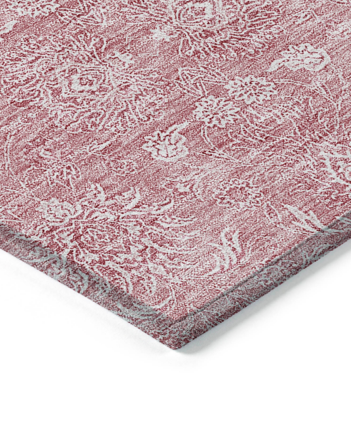 Addison Chantille Machine Washable Acn703 5'x7'6" Area Rug In Rose