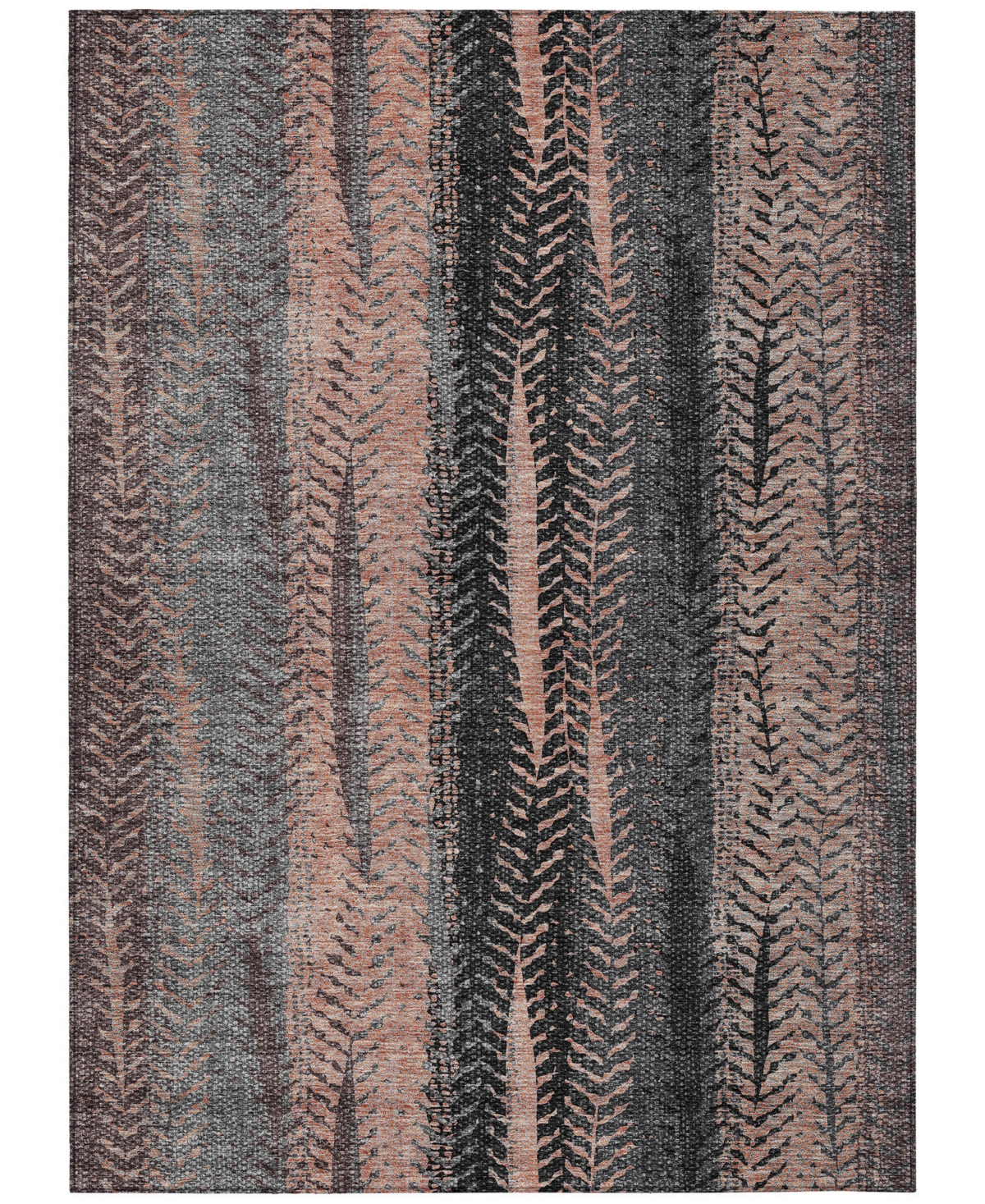 Addison Chantille Acn693 10'x14' Area Rug In Terracotta