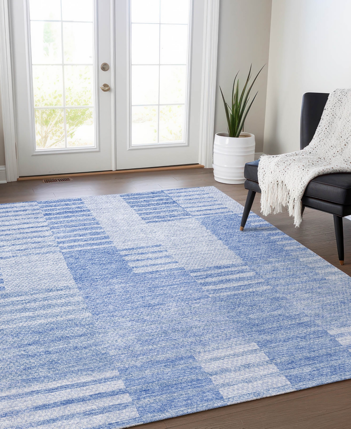 Addison Chantille Acn703 2'6"x3'10" Area Rug In Blue