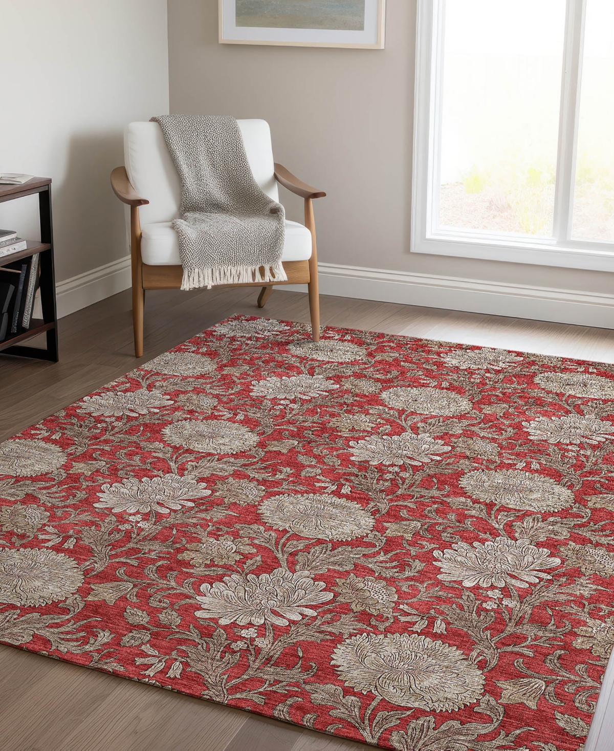Addison Chantille Acn677 9'x12' Area Rug In Red