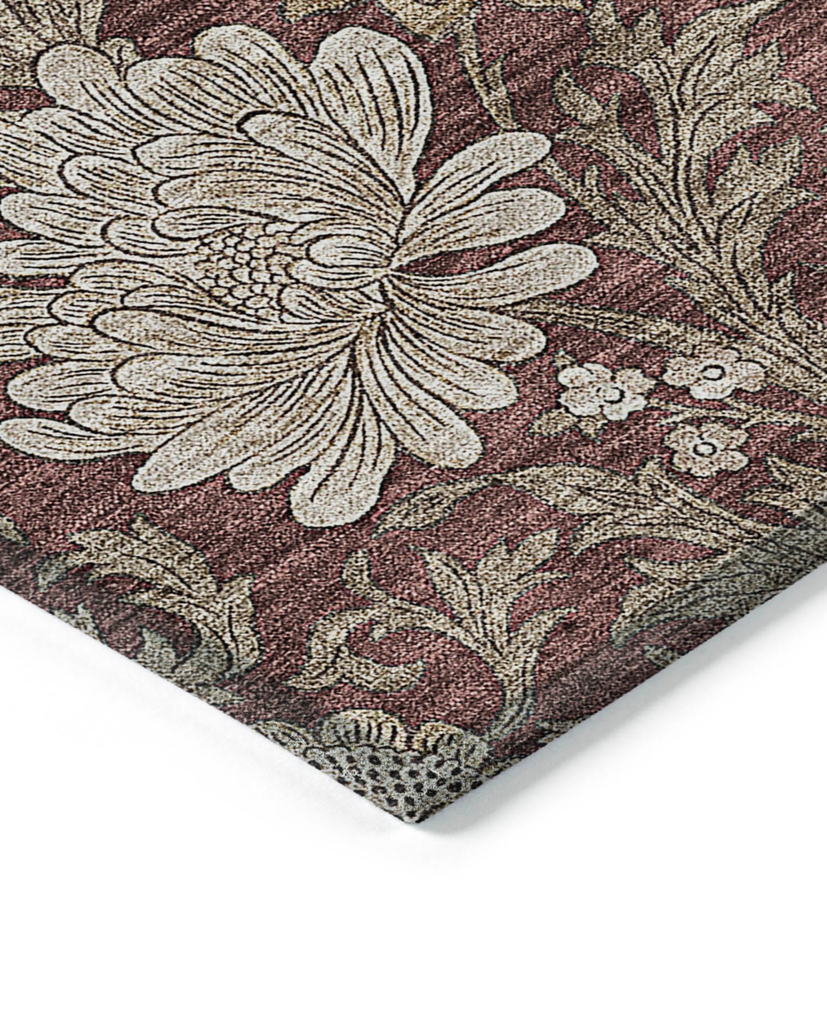 Addison Chantille Acn677 5'x7'6" Area Rug In Mauve
