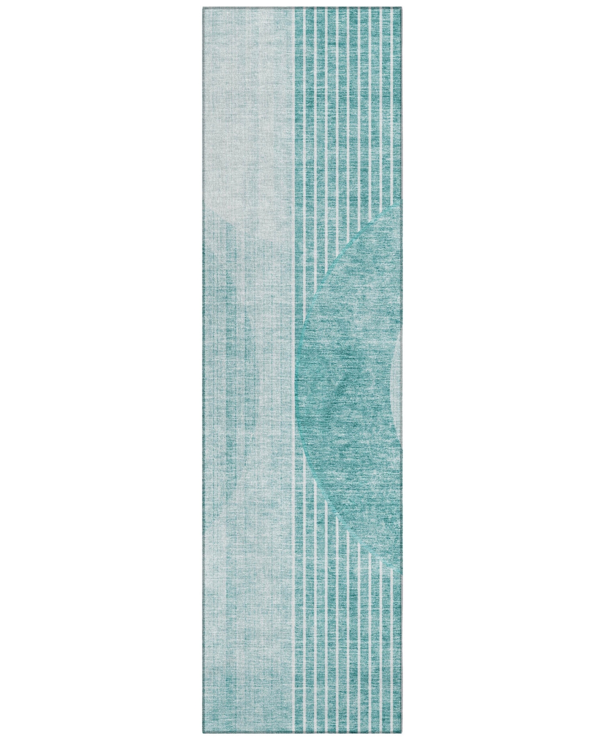Addison Chantille Acn676 2'3"x7'6" Runner Area Rug In Teal