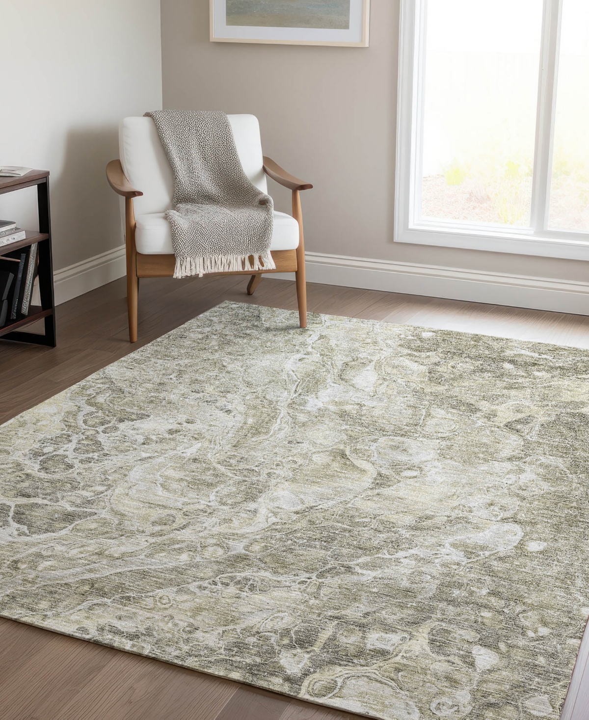 Addison Chantille Acn670 3'x5' Area Rug In Tan