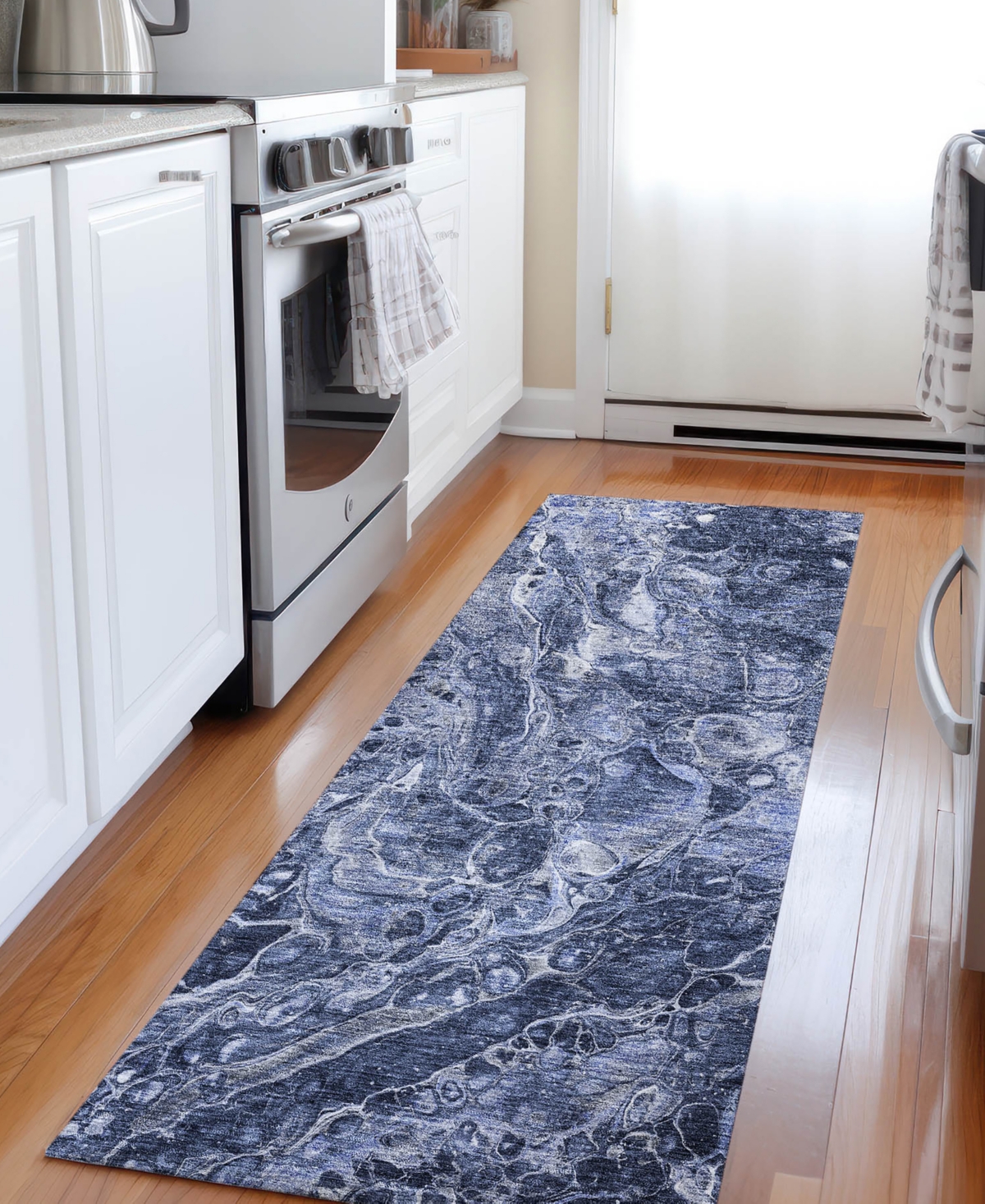 Addison Chantille Acn670 2'3"x7'6" Runner Area Rug In Navy