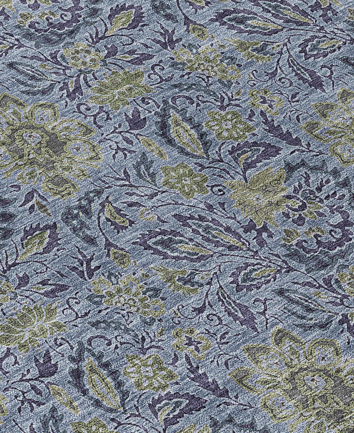 Addison Chantille Acn660 2'3"x7'6" Runner Area Rug In Denim
