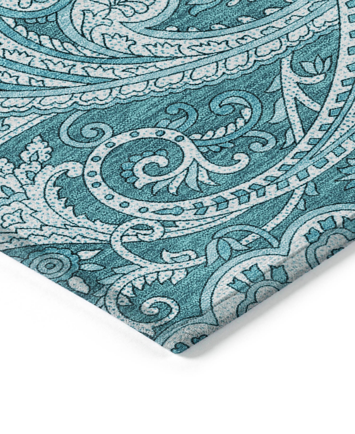 Addison Chantille Acn664 8'x10' Area Rug In Turquoise