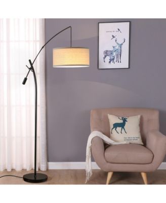 Grayson 84" LED Arc Floor Lamp with Adjustable Arm