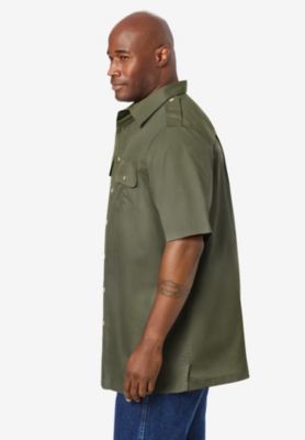 by KingSize Men's Big & Tall Short-Sleeve Pilot Shirt