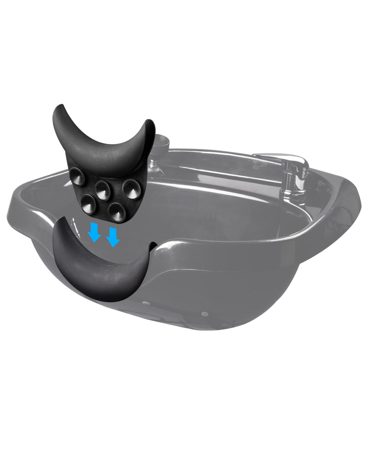 Yescom Pcs Shampoo Bowl Neck Rest Silicone Gel Pillow Hair Washing Salon Beauty Spa