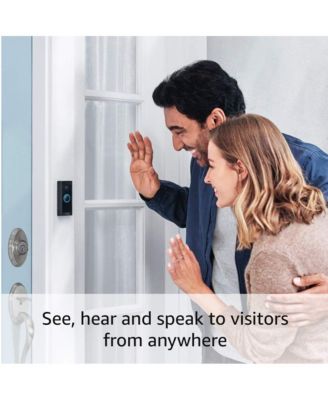 Video Doorbell Wired 1080p HD motion detection + Chime audio notifications