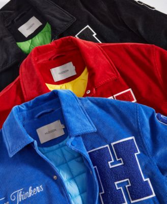 Hudson Men's Corduroy Varsity Jacket - Macy's