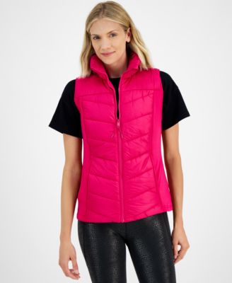 ID Ideology - Women's Sleeveless Zip-Front Puffer Vest