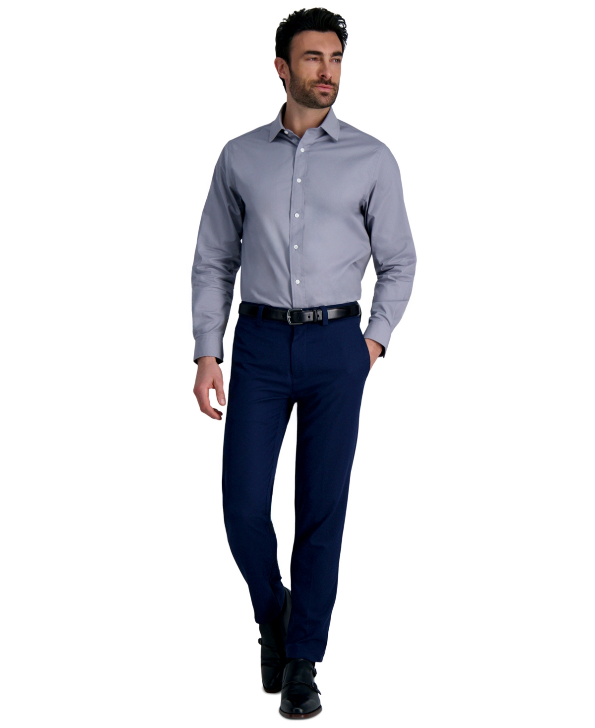 Haggar Men's Classic-Fit Premium Comfort Dress Shirt