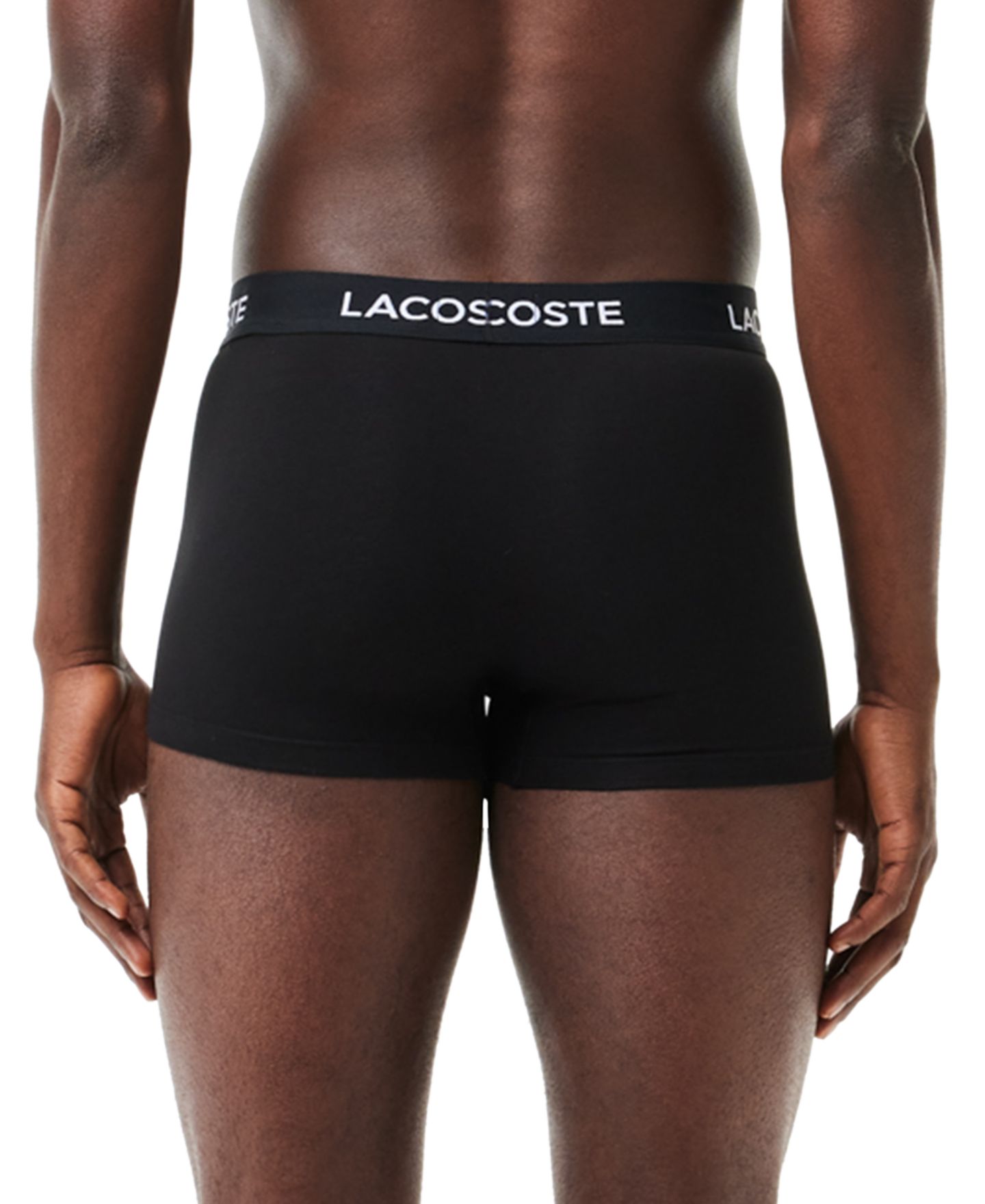 Бельё для мужчин, хлопок, стрейч — Lacoste, цвет: Чёрный, вариант 1 — фото 6