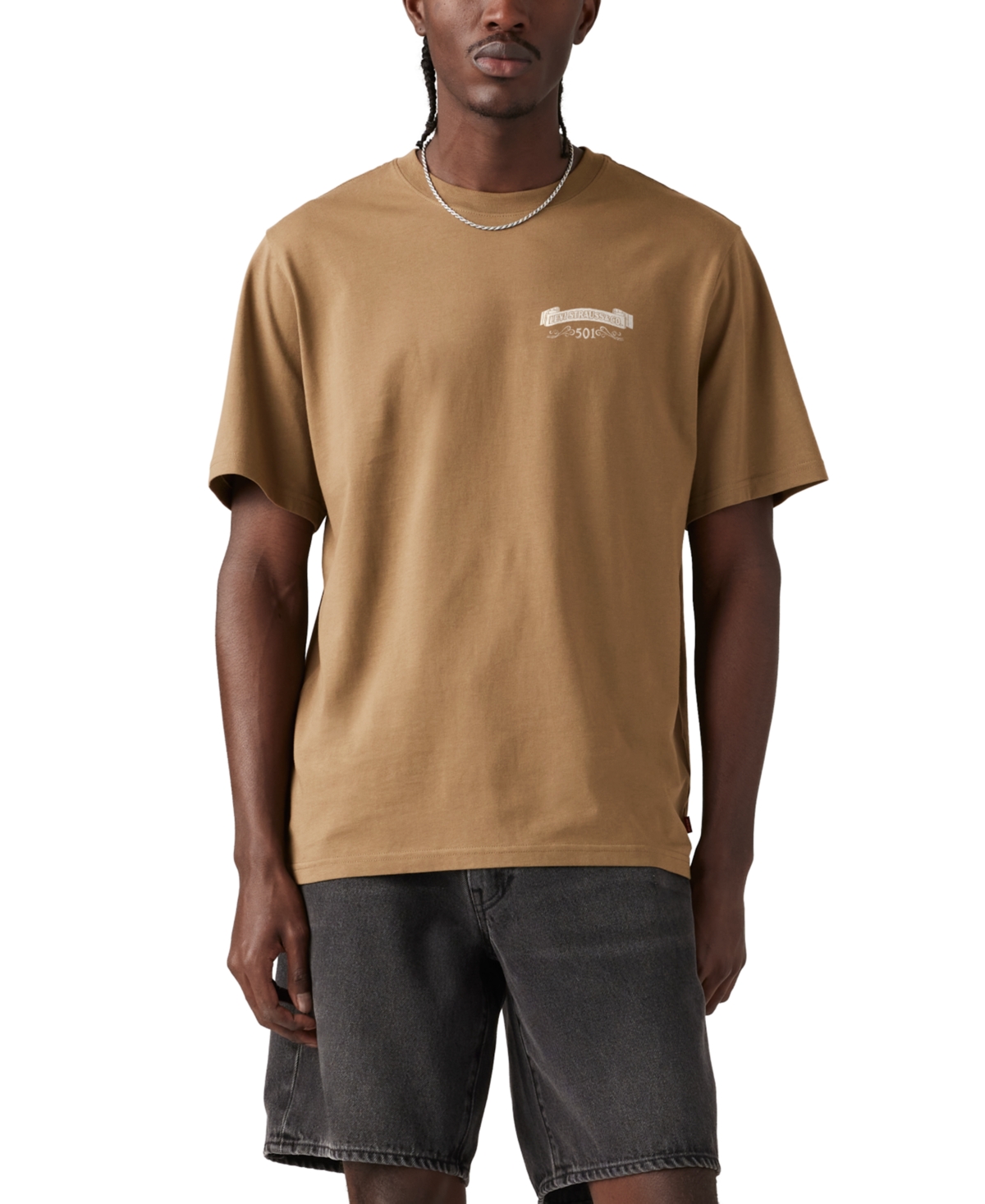 Levi's Men's Relaxed Fit Short Sleeve Crewneck Logo Graphic T-Shirt - Archival 2
