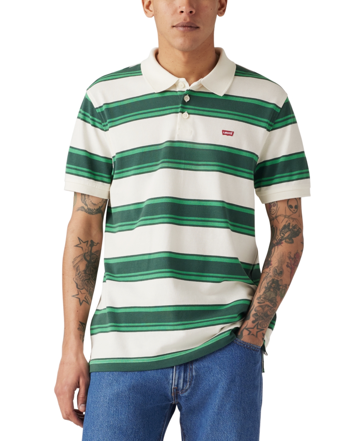 Levi's Men's Housemark Regular Fit Short Sleeve Polo Shirt