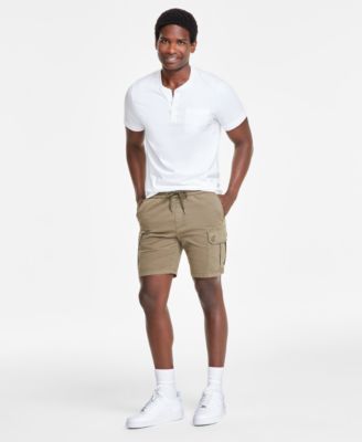 Sun + Stone Men's Relaxed Fit 8" Cargo Shorts, Created for Macy's 