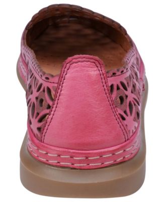 Women's Tumi Perforated Leather Flats