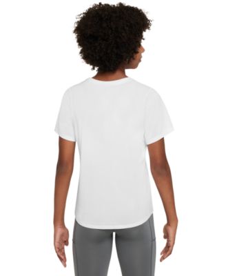 Big Girls' One Fitted Dri-FIT Short-Sleeve Top