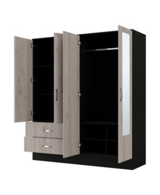 Florencia L Mirrored Armoire