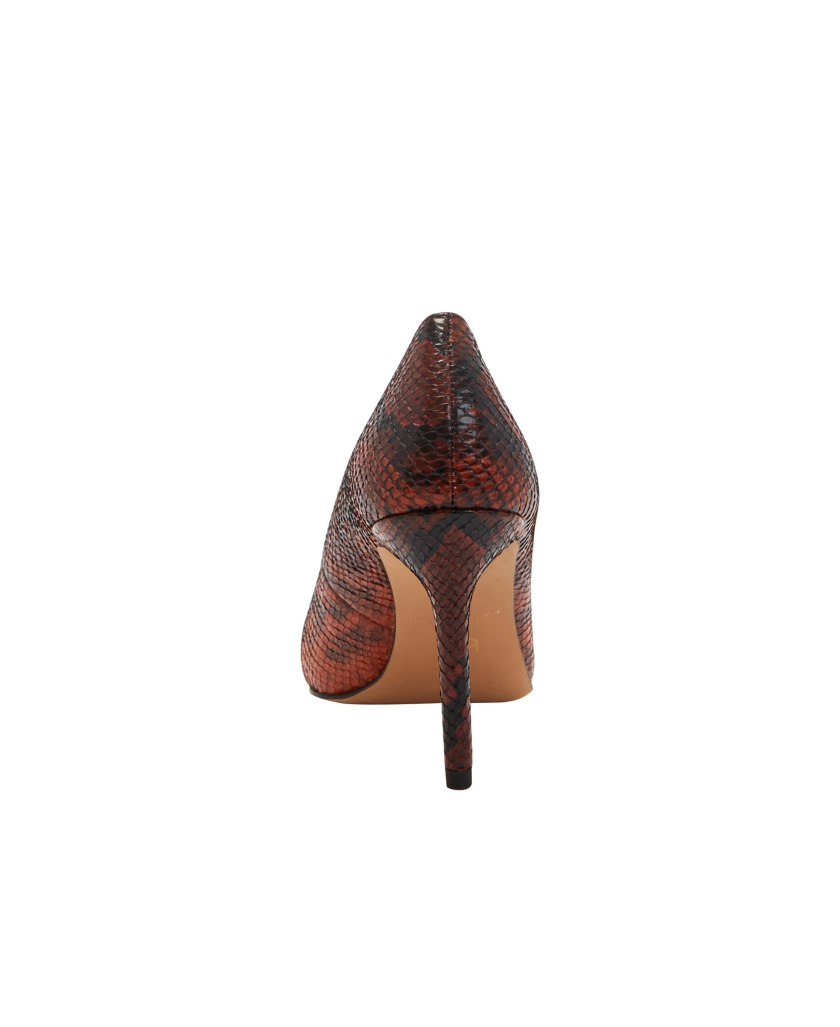 Shop Katy Perry Women's Revival Pointed Toe Pumps In Nutshell Snake Multi