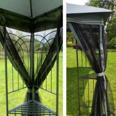 Streamdale 10x10 Patio Gazebo Canopy with Mosquito Net